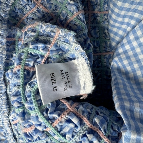 Peterson Revolve Gingham Mini Dress - Picture 5 of 7